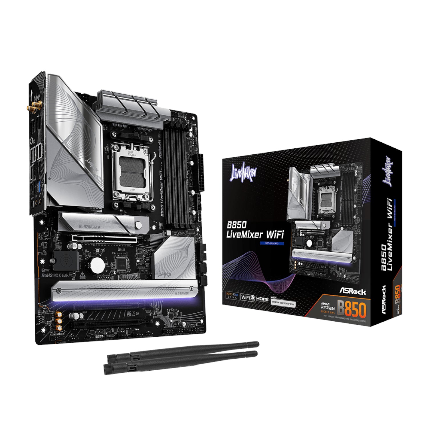 https://www.syntech.co.za/wp-content/uploads/2025/11/B850LIVEMIXERWIFI_ASRock-B850-LiveMixer-WiFi-AM5-ATX-Gaming-Motherboard_wr_01.jpg | https://www.syntech.co.za/wp-content/uploads/2025/11/B850LIVEMIXERWIFI_ASRock-B850-LiveMixer-WiFi-AM5-ATX-Gaming-Motherboard_wr_02.jpg | https://www.syntech.co.za/wp-content/uploads/2025/11/B850LIVEMIXERWIFI_ASRock-B850-LiveMixer-WiFi-AM5-ATX-Gaming-Motherboard_wr_03.jpg | https://www.syntech.co.za/wp-content/uploads/2025/11/B850LIVEMIXERWIFI_ASRock-B850-LiveMixer-WiFi-AM5