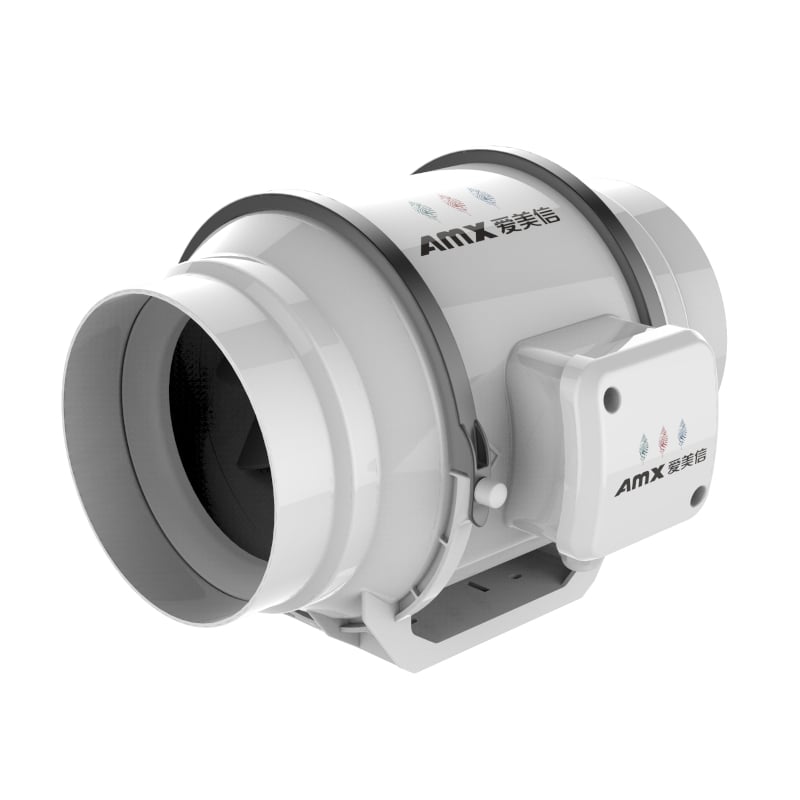 AMX 150mm Mixed Flow Industrial Inline Duct Fan-0
