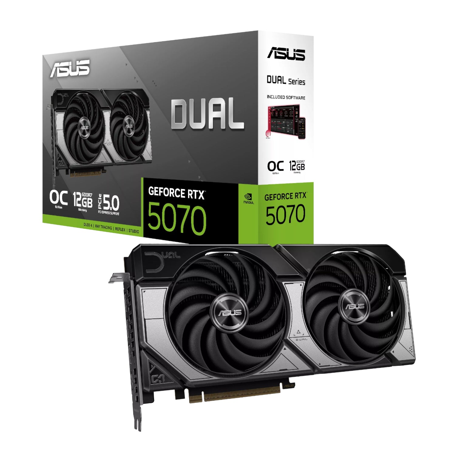 https://www.syntech.co.za/wp-content/uploads/2026/01/DUAL-RTX5070-O12G_ASUS-Dual-GeForce-RTX-5070-12GB-GDDR7-OC-Edition-Graphics-Card_wr_01a.jpg | https://www.syntech.co.za/wp-content/uploads/2026/01/DUAL-RTX5070-O12G_ASUS-Dual-GeForce-RTX-5070-12GB-GDDR7-OC-Edition-Graphics-Card_wr_02a.jpg | https://www.syntech.co.za/wp-content/uploads/2026/01/DUAL-RTX5070-O12G_ASUS-Dual-GeForce-RTX-5070-12GB-GDDR7-OC-Edition-Graphics-Card_wr_03a.jpg | https://www.syntech.co.za/wp-content/uploads/2026/01/DUAL-RTX5070-O12G_