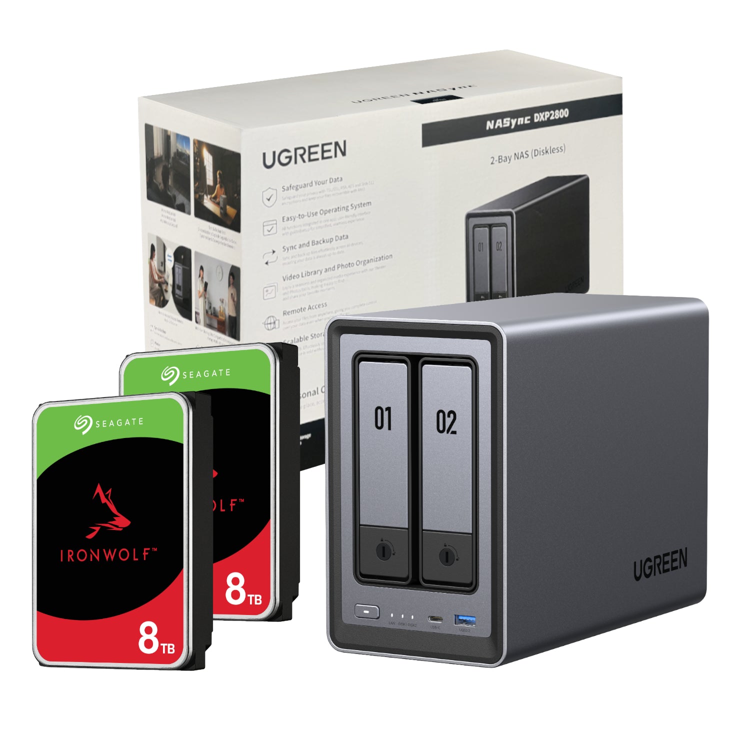 https://www.syntech.co.za/wp-content/uploads/2026/05/DXP2800-16TB_UGreen-DXP2800-2-Bay-NAS-with-2-x-8TB-Seagate-Ironwolf-HDD_wr_01a.jpg | https://www.syntech.co.za/wp-content/uploads/2026/05/DXP2800-16TB_UGreen-DXP2800-2-Bay-NAS-with-2-x-8TB-Seagate-Ironwolf-HDD_wr_02a.jpg | https://www.syntech.co.za/wp-content/uploads/2026/05/DXP2800-16TB_UGreen-DXP2800-2-Bay-NAS-with-2-x-8TB-Seagate-Ironwolf-HDD_wr_03a.jpg | https://www.syntech.co.za/wp-content/uploads/2026/05/DXP2800-16TB_UGreen-DXP2800-2-Bay-NAS-with-2-