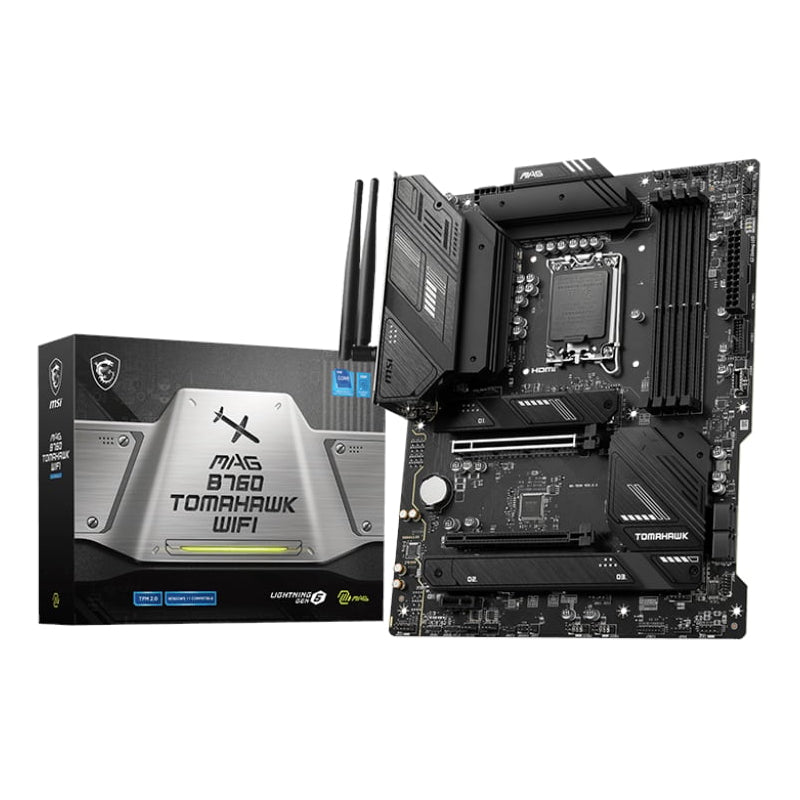 MSI MAG B760 TOMAHAWK WIFI DDR5 Intel LGA1700 ATX Gaming Motherboard-0