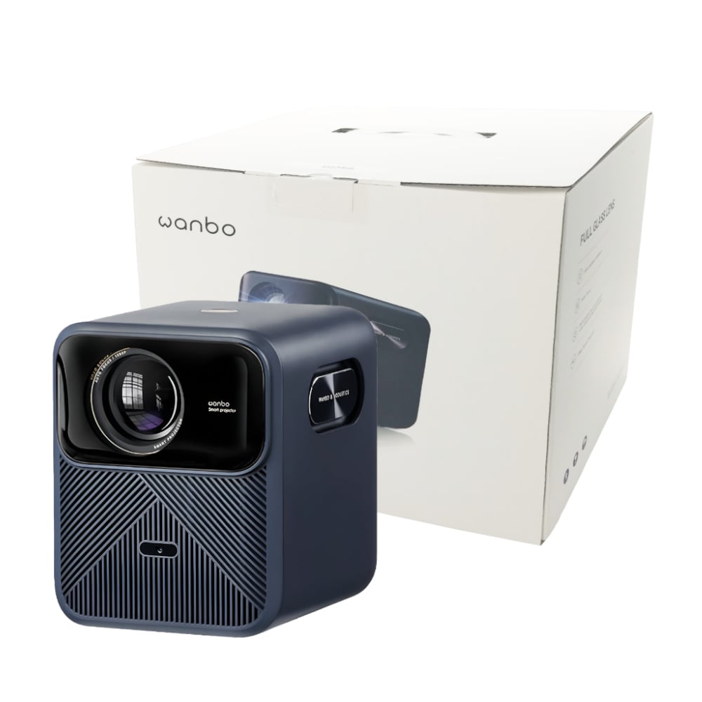 WANBO MOZART 1 PRO 1080P 900ANSI Android 11 Smart Home Theatre Projector - Dark Blue-0