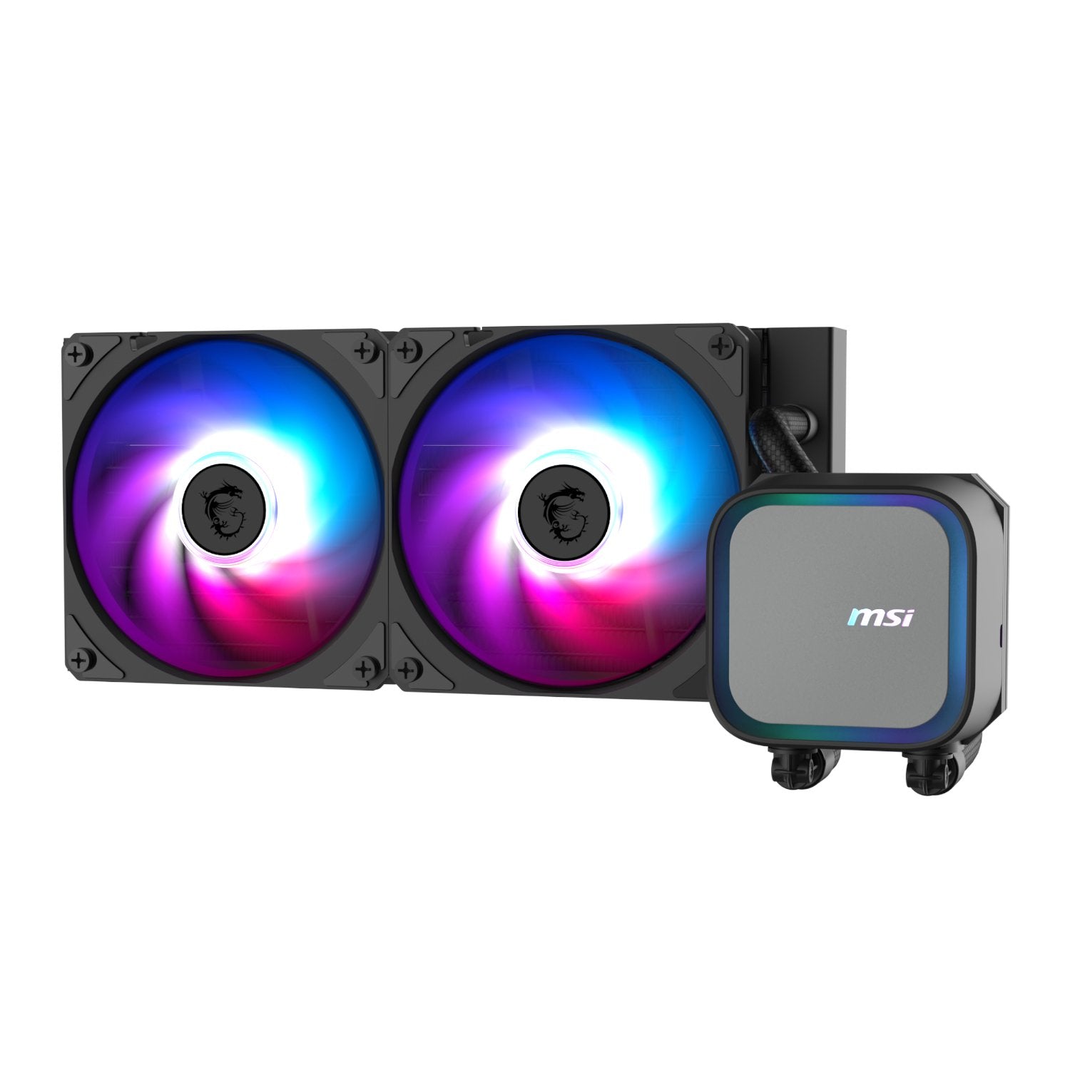 MSI MAG Coreliquid A13 240 AIO Liquid CPU Cooler - Black-2