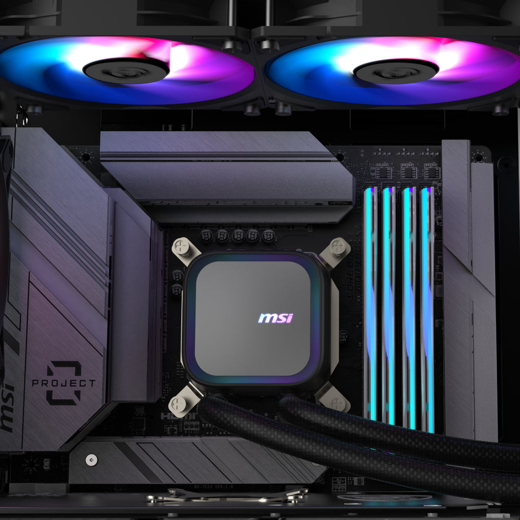 MSI MAG Coreliquid A13 240 AIO Liquid CPU Cooler - Black-3