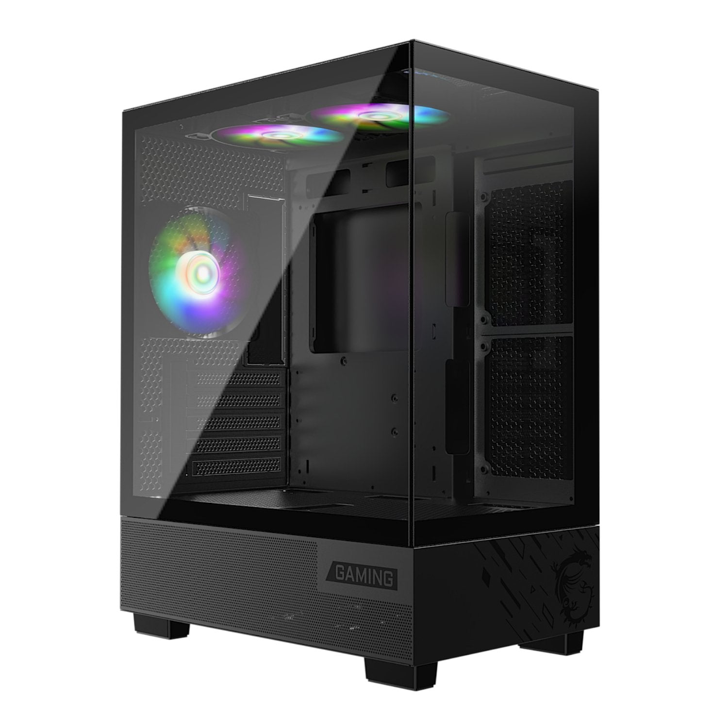 MSI PAG PANO M110A Micro-ATX Gaming Chassis – Black-0