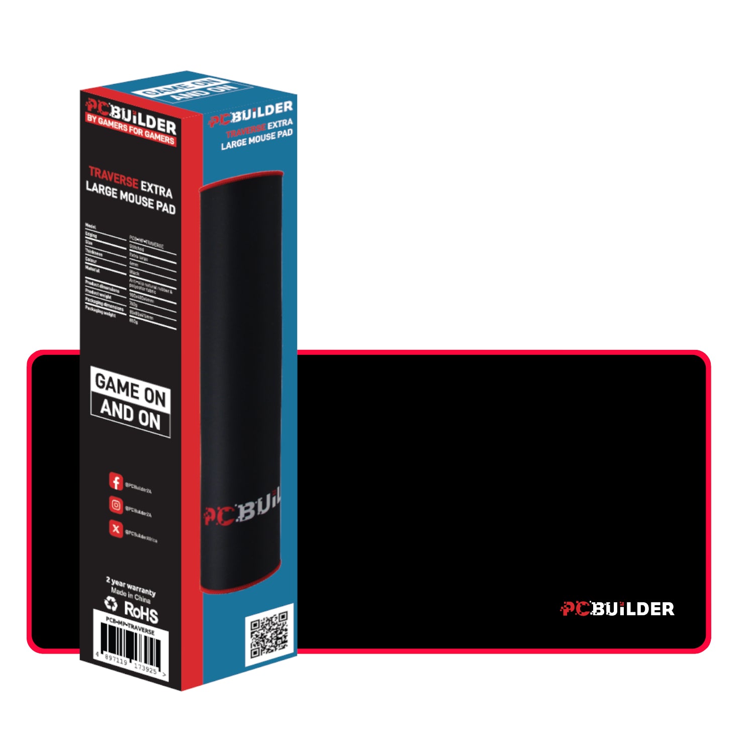 https://www.syntech.co.za/wp-content/uploads/2026/04/PCB-MP-TRAVERSE_PCBuilder-TRAVERSE-Extra-Large-Mouse-Pad-Black_wr_01a.jpg | https://www.syntech.co.za/wp-content/uploads/2026/04/PCB-MP-TRAVERSE_PCBuilder-TRAVERSE-Extra-Large-Mouse-Pad-Black_wr_01a.png | https://www.syntech.co.za/wp-content/uploads/2026/04/PCB-MP-TRAVERSE_PCBuilder-TRAVERSE-Extra-Large-Mouse-Pad-Black_wr_02a.jpg | https://www.syntech.co.za/wp-content/uploads/2026/04/PCB-MP-TRAVERSE_PCBuilder-TRAVERSE-Extra-Large-Mouse-Pad-Black_wr_03a.jp
