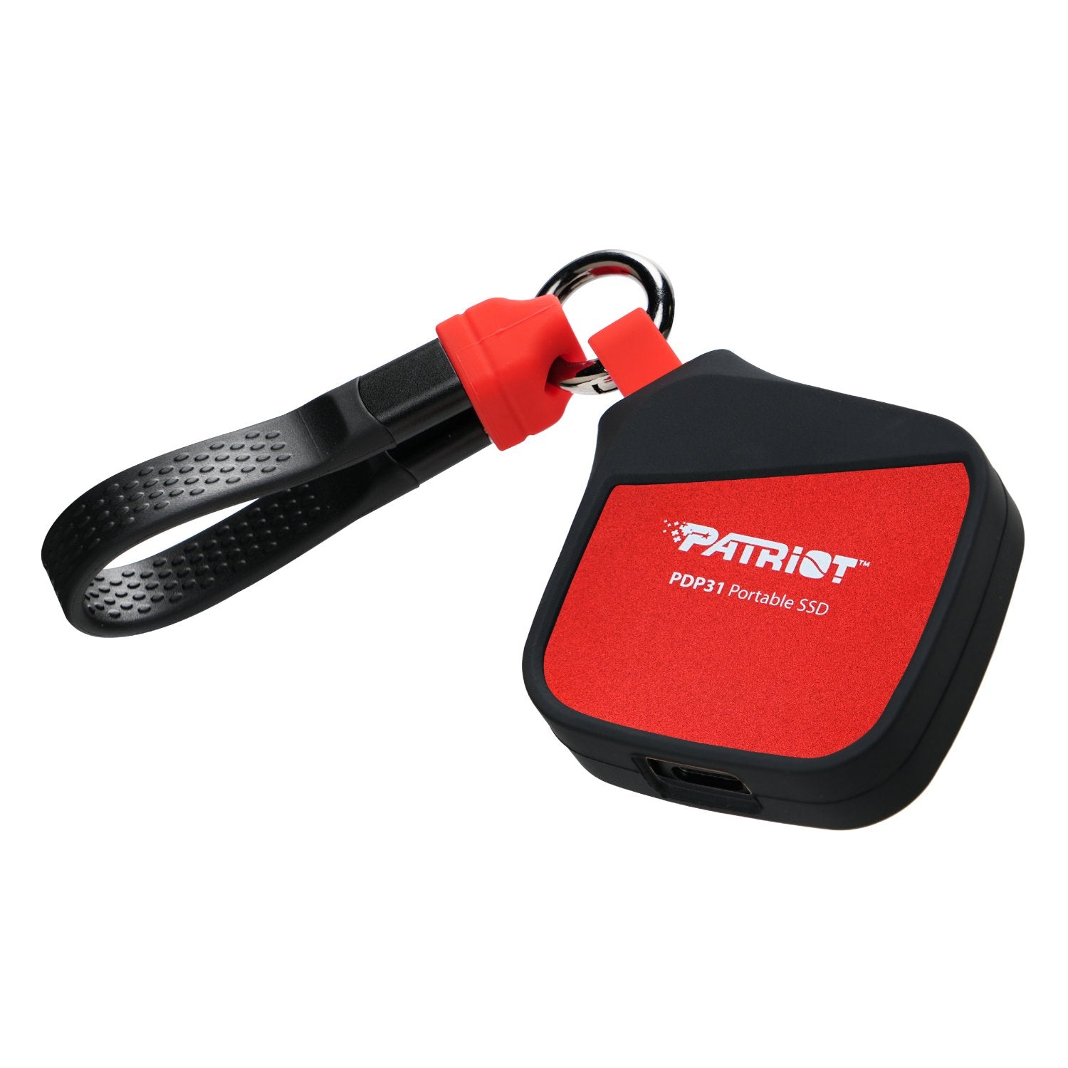 Patriot PDP31 500GB Type-C Portable SSD - Red / Black-0