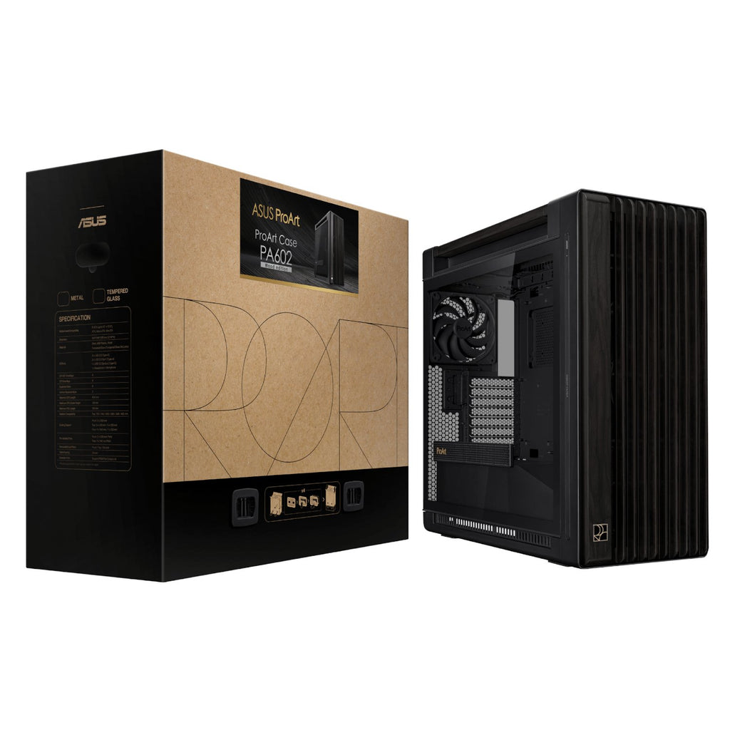 Asus ProArt PA602 Wood Edition Mid Tower ATX Chassis - Black-7