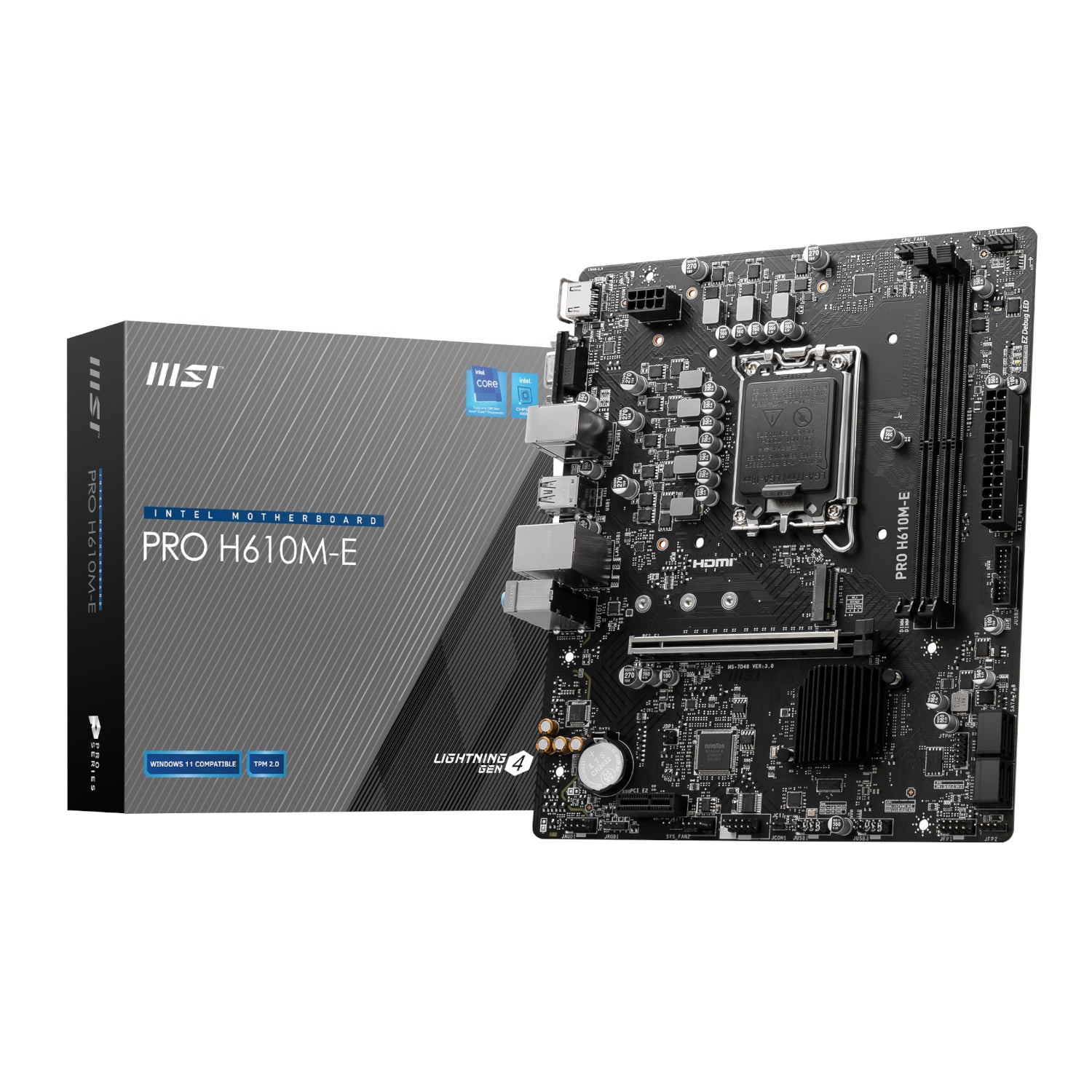 https://www.syntech.co.za/wp-content/uploads/2025/07/PROH610M-EDDR5_MSI-PRO-H610M-E-DDR5-M-ATX-Motherboard_wr_01a.jpg | https://www.syntech.co.za/wp-content/uploads/2025/07/PROH610M-EDDR5_MSI-PRO-H610M-E-DDR5-M-ATX-Motherboard_wr_02a.jpg | https://www.syntech.co.za/wp-content/uploads/2025/07/PROH610M-EDDR5_MSI-PRO-H610M-E-DDR5-M-ATX-Motherboard_wr_03a.jpg | https://www.syntech.co.za/wp-content/uploads/2025/07/PROH610M-EDDR5_MSI-PRO-H610M-E-DDR5-M-ATX-Motherboard_wr_04a.jpg | https://www.syntech.co.za/wp-con