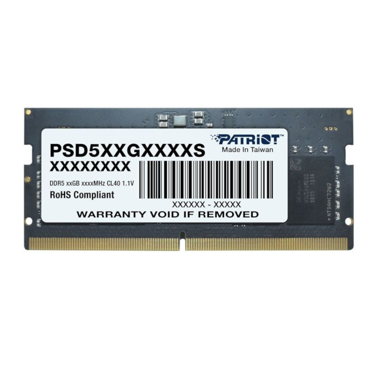 Patriot Signature Line 16GB 5600MHz DDR5 SODIMM Notebook Memory-0