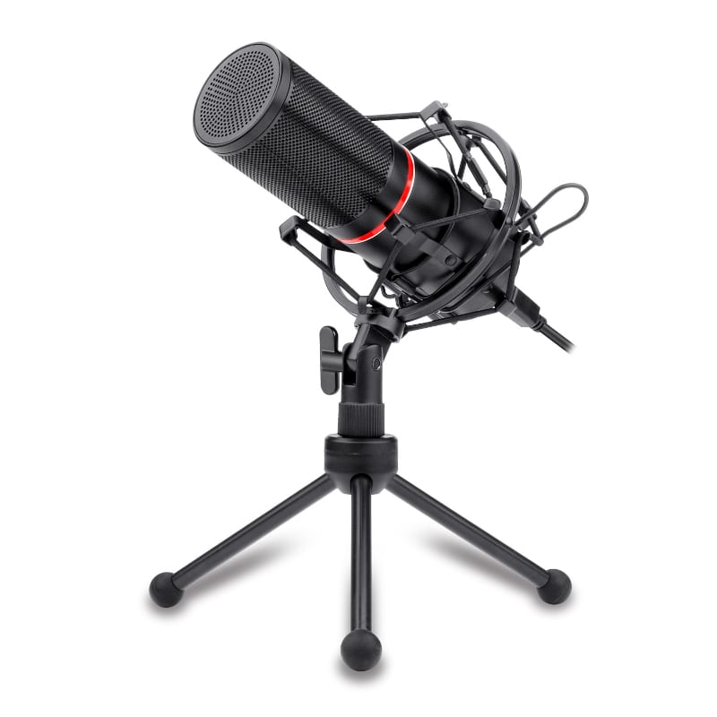 REDRAGON BLAZAR Cardioid USB Gaming Mic and Tripod - Black-0