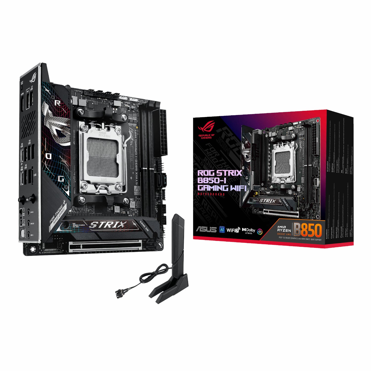 https://www.syntech.co.za/wp-content/uploads/2025/07/ROG-STRIX-B850-I-GAMING_Asus-ROG-Strix-B850-I-Gaming-WiFi-AM5-Mini-ITX-Gaming-Motherboard_wr_01a.jpg | https://www.syntech.co.za/wp-content/uploads/2025/07/ROG-STRIX-B850-I-GAMING_Asus-ROG-Strix-B850-I-Gaming-WiFi-AM5-Mini-ITX-Gaming-Motherboard_wr_02a.jpg | https://www.syntech.co.za/wp-content/uploads/2025/07/ROG-STRIX-B850-I-GAMING_Asus-ROG-Strix-B850-I-Gaming-WiFi-AM5-Mini-ITX-Gaming-Motherboard_wr_03a.jpg | https://www.syntech.co.za/wp-content/uploads