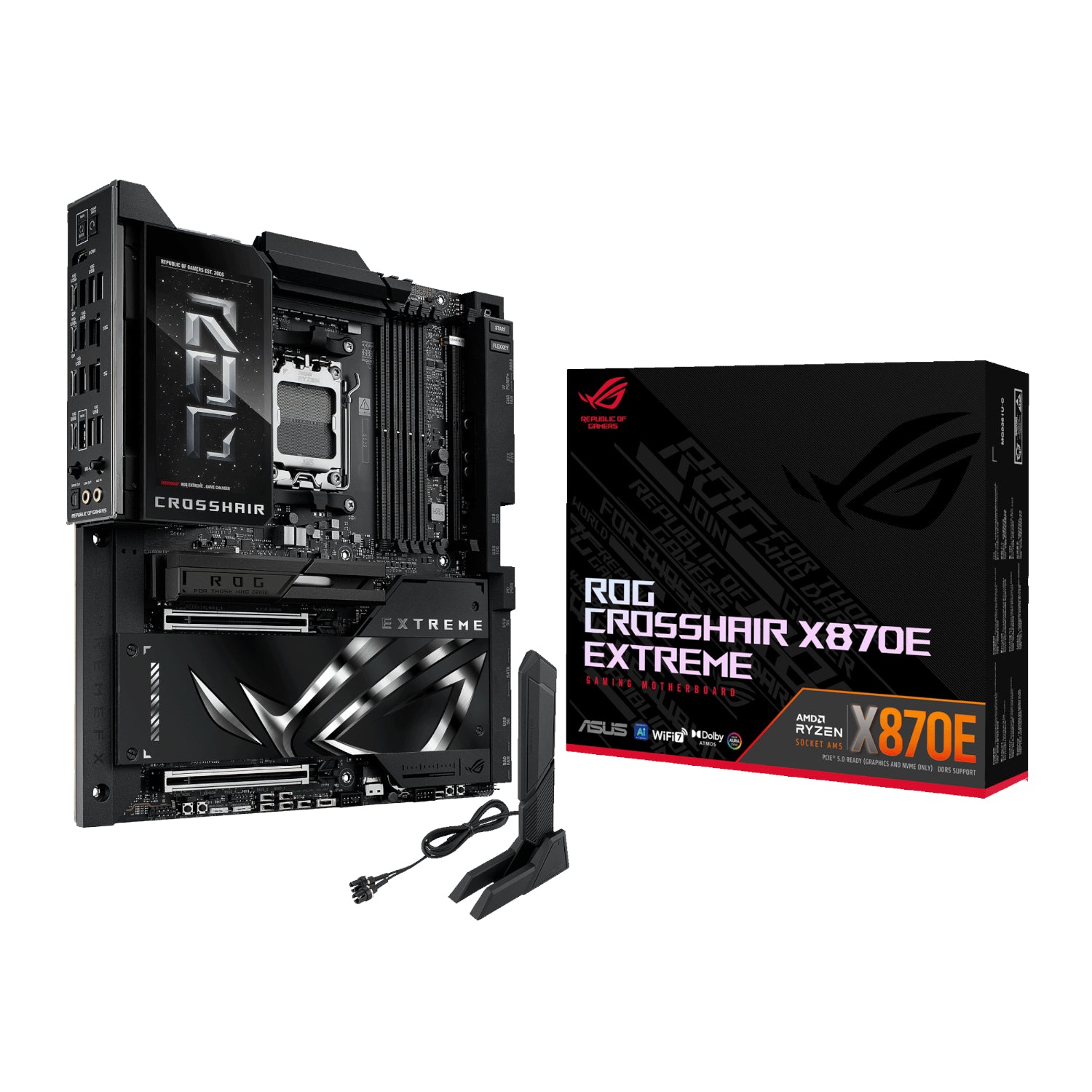 https://www.syntech.co.za/wp-content/uploads/2025/09/ROGCROSSHAIRX870EEXTREME_Asus-ROG-Crosshair-X870E-EXTREME-AM5-E-ATX-Gaming-Motherboard-Black_wr_01.jpg | https://www.syntech.co.za/wp-content/uploads/2025/09/ROGCROSSHAIRX870EEXTREME_Asus-ROG-Crosshair-X870E-EXTREME-AM5-E-ATX-Gaming-Motherboard-Black_wr_02.jpg | https://www.syntech.co.za/wp-content/uploads/2025/09/ROGCROSSHAIRX870EEXTREME_Asus-ROG-Crosshair-X870E-EXTREME-AM5-E-ATX-Gaming-Motherboard-Black_wr_03.jpg | https://www.syntech.co.za/wp-content/u
