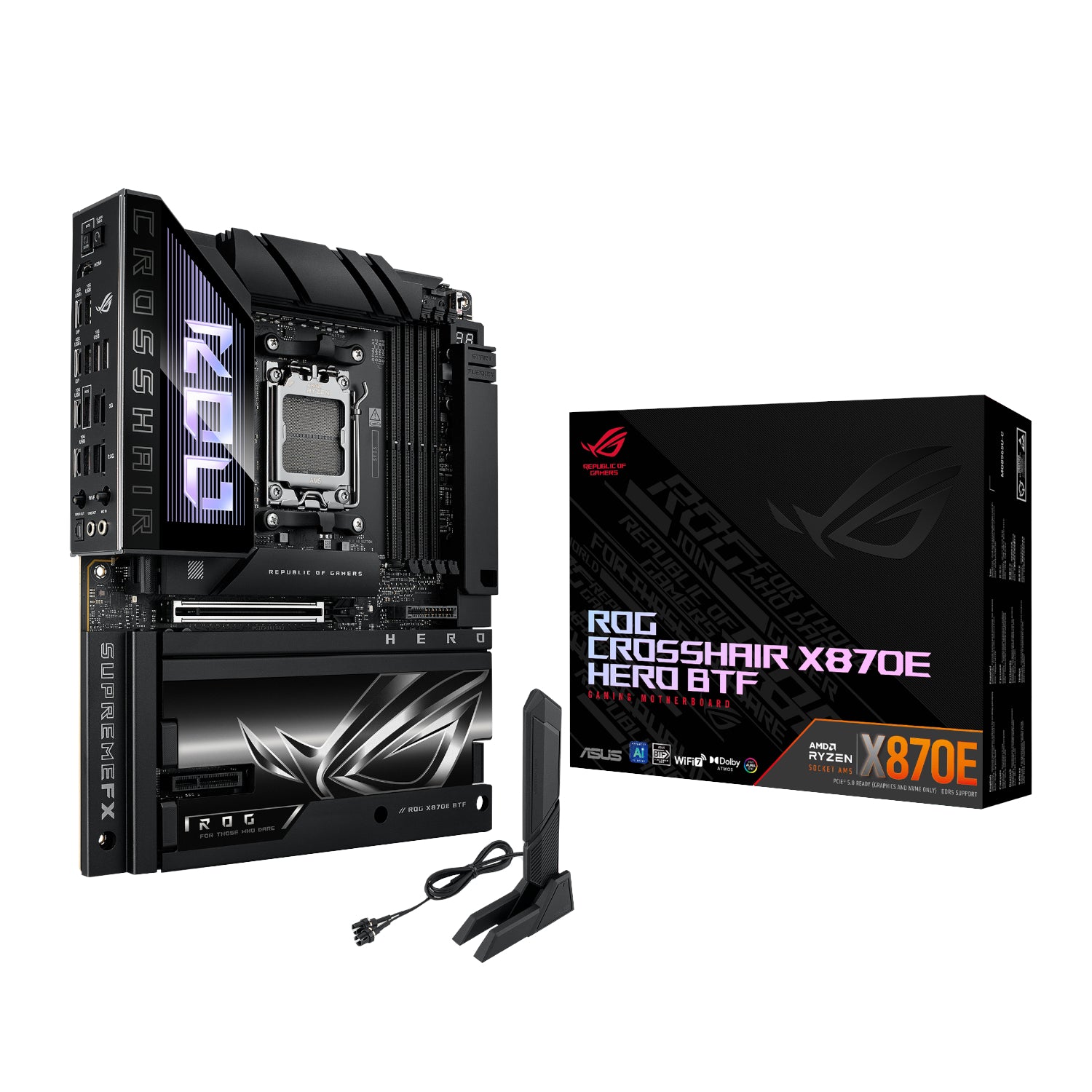 https://www.syntech.co.za/wp-content/uploads/2026/01/ROGCROSSHAIRX870EHEROBTF_ASUS-ROG-CROSSHAIR-X870E-HERO-BTF-AMD-AM5-ATX-Gaming-Motherboard_wr_01a.jpg | https://www.syntech.co.za/wp-content/uploads/2026/01/ROGCROSSHAIRX870EHEROBTF_ASUS-ROG-CROSSHAIR-X870E-HERO-BTF-AMD-AM5-ATX-Gaming-Motherboard_wr_02a.jpg | https://www.syntech.co.za/wp-content/uploads/2026/01/ROGCROSSHAIRX870EHEROBTF_ASUS-ROG-CROSSHAIR-X870E-HERO-BTF-AMD-AM5-ATX-Gaming-Motherboard_wr_03a.jpg | https://www.syntech.co.za/wp-content/uploads