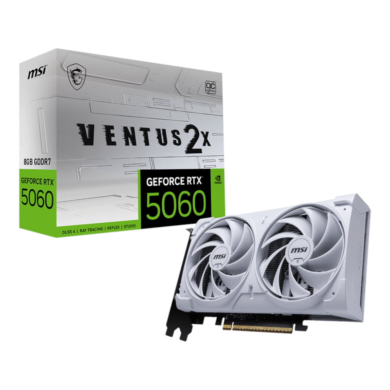 https://www.syntech.co.za/wp-content/uploads/2025/06/RTX5060VENTUS2XOC8GW_MSI-GF-RTX-5060-VENTUS-2X-OC-8GB-WH_wr_01.jpg | https://www.syntech.co.za/wp-content/uploads/2025/06/RTX5060VENTUS2XOC8GW_MSI-GF-RTX-5060-VENTUS-2X-OC-8GB-WH_wr_02.jpg | https://www.syntech.co.za/wp-content/uploads/2025/06/RTX5060VENTUS2XOC8GW_MSI-GF-RTX-5060-VENTUS-2X-OC-8GB-WH_wr_03.jpg | https://www.syntech.co.za/wp-content/uploads/2025/06/RTX5060VENTUS2XOC8GW_MSI-GF-RTX-5060-VENTUS-2X-OC-8GB-WH_wr_04.jpg | https://www.syntech.co.z