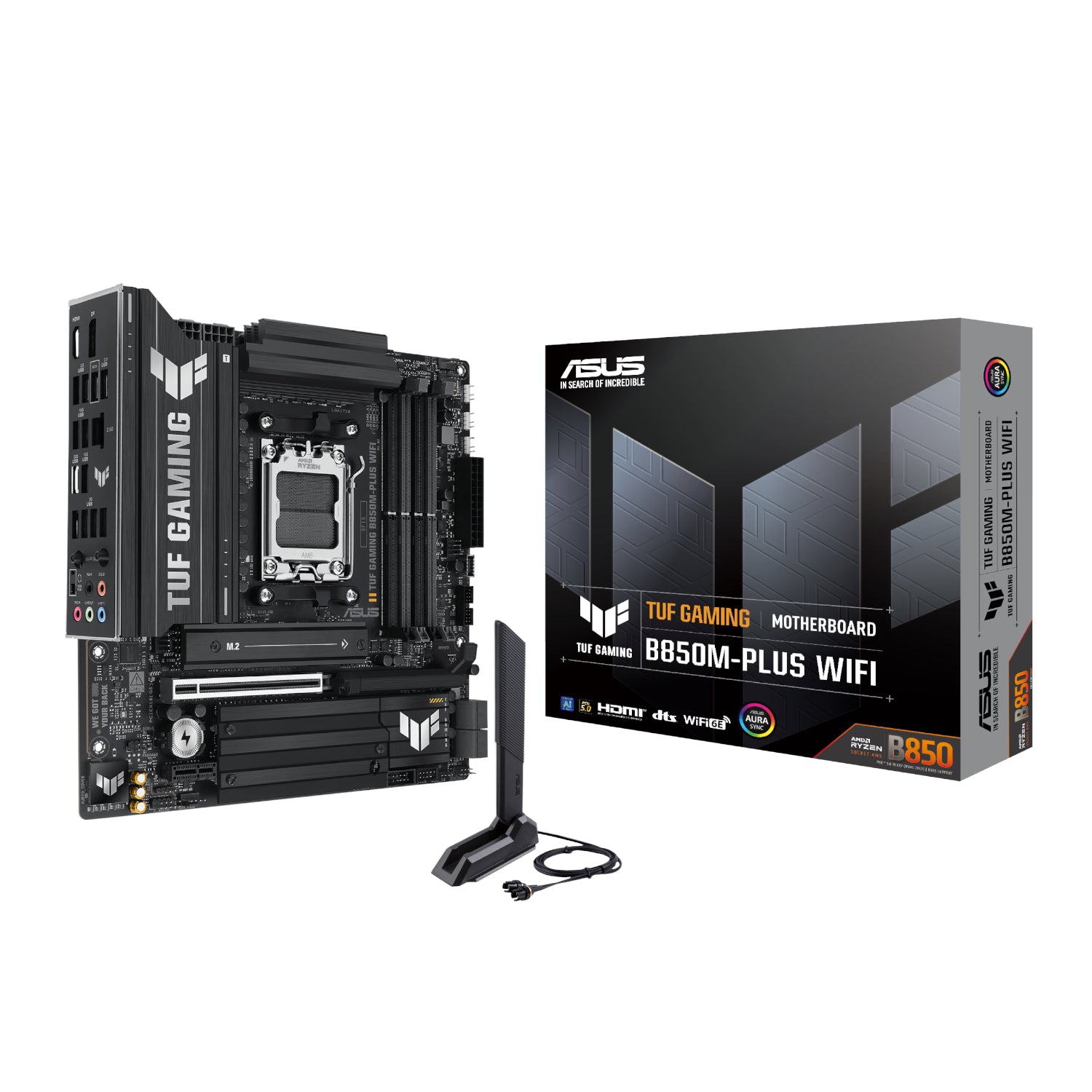 https://www.syntech.co.za/wp-content/uploads/2025/09/TUFGAMINGB850MPLUSWIFI_Asus-TUF-Gaming-B850M-PLUS-WIFI-AM5-Micro-ATX-Gaming-Motherboard-Black_wr_01.jpg | https://www.syntech.co.za/wp-content/uploads/2025/09/TUFGAMINGB850MPLUSWIFI_Asus-TUF-Gaming-B850M-PLUS-WIFI-AM5-Micro-ATX-Gaming-Motherboard-Black_wr_02.jpg | https://www.syntech.co.za/wp-content/uploads/2025/09/TUFGAMINGB850MPLUSWIFI_Asus-TUF-Gaming-B850M-PLUS-WIFI-AM5-Micro-ATX-Gaming-Motherboard-Black_wr_03.jpg | https://www.syntech.co.za/wp-conten