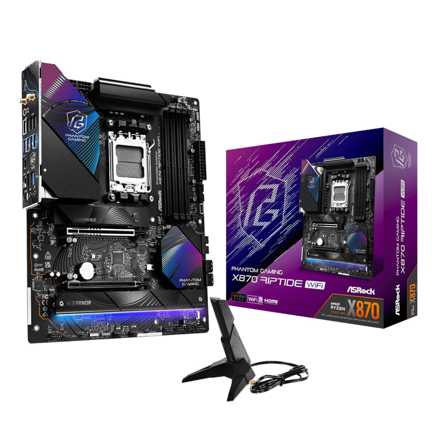 https://www.syntech.co.za/wp-content/uploads/2025/06/X870-RIPTIDEWIFI_ASROCK-X870-RIPTIDE-WIFI-AM5-ATX-4X-DDR5_wr_01.jpg | https://www.syntech.co.za/wp-content/uploads/2025/06/X870-RIPTIDEWIFI_ASROCK-X870-RIPTIDE-WIFI-AM5-ATX-4X-DDR5_wr_03.jpg | https://www.syntech.co.za/wp-content/uploads/2025/06/X870-RIPTIDEWIFI_ASROCK-X870-RIPTIDE-WIFI-AM5-ATX-4X-DDR5_wr_04.jpg | https://www.syntech.co.za/wp-content/uploads/2025/06/X870-RIPTIDEWIFI_ASROCK-X870-RIPTIDE-WIFI-AM5-ATX-4X-DDR5_wr_05.jpg | https://www.syntech.