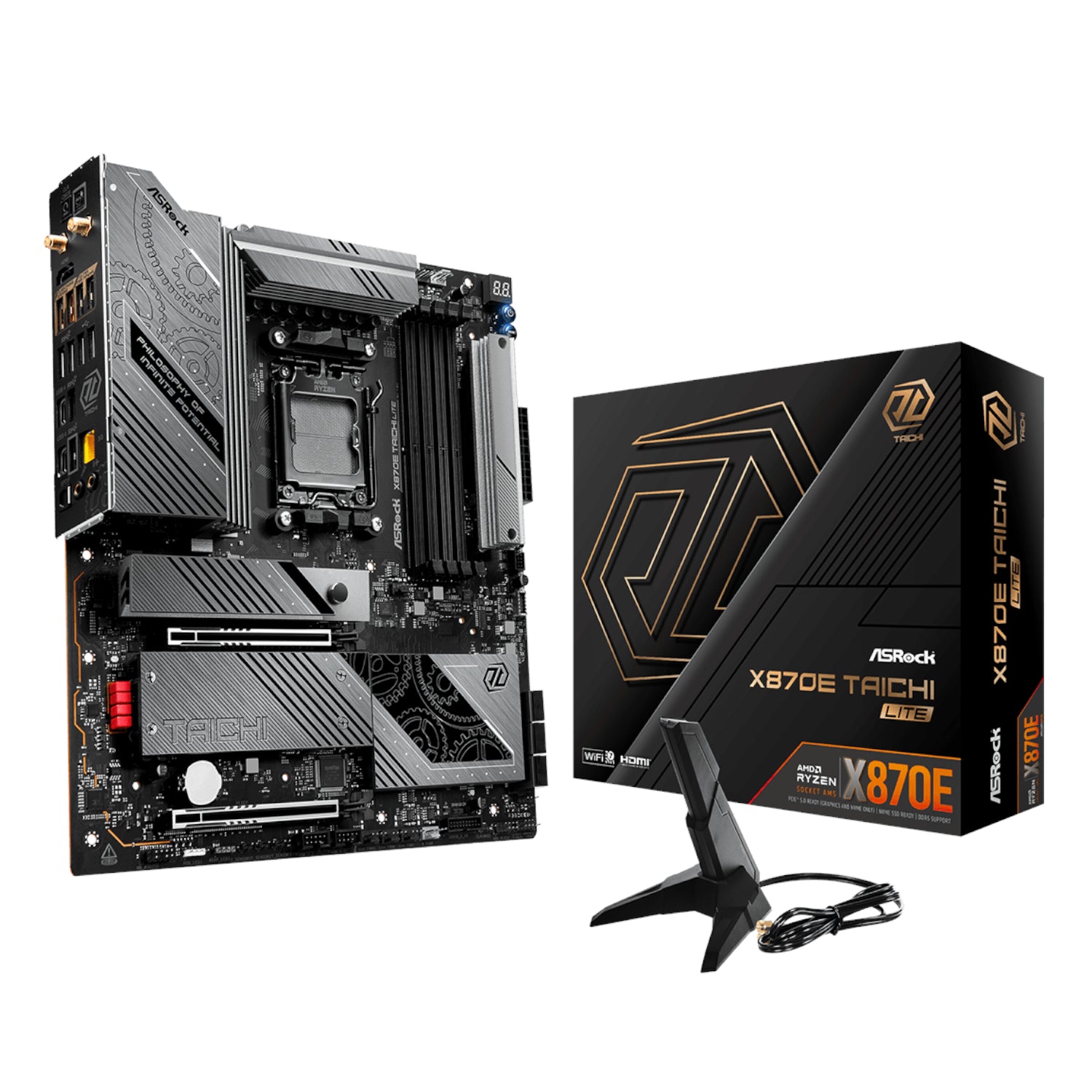 https://www.syntech.co.za/wp-content/uploads/2025/06/X870E-TAICHILITE_ASROCK-X870E-TAICHI-LITE-AM5-ATX-4X-DDR5_wr_01.jpg | https://www.syntech.co.za/wp-content/uploads/2025/06/X870E-TAICHILITE_ASROCK-X870E-TAICHI-LITE-AM5-ATX-4X-DDR5_wr_03.jpg | https://www.syntech.co.za/wp-content/uploads/2025/06/X870E-TAICHILITE_ASROCK-X870E-TAICHI-LITE-AM5-ATX-4X-DDR5_wr_04.jpg | https://www.syntech.co.za/wp-content/uploads/2025/06/X870E-TAICHILITE_ASROCK-X870E-TAICHI-LITE-AM5-ATX-4X-DDR5_wr_05.jpg | https://www.syntech.