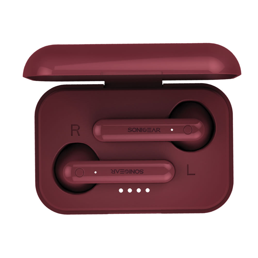 SonicGear Earpump TWS 3+ Bluetooth Earphones - Red